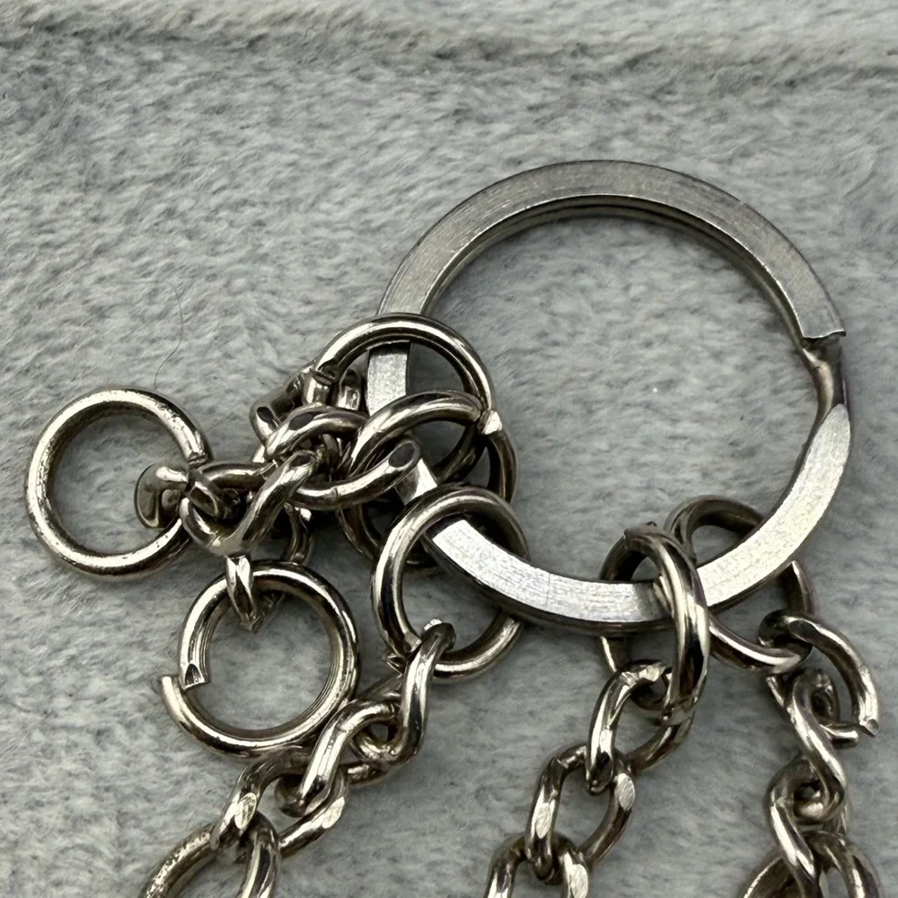 Vintage Hello Kitty Keychain Sanrio Silver Tone - Picture 5 of 8